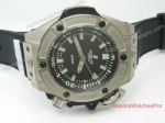 Swiss Hublot King Power Diver 4000M Replica Watch 48mm SS Black Rubber